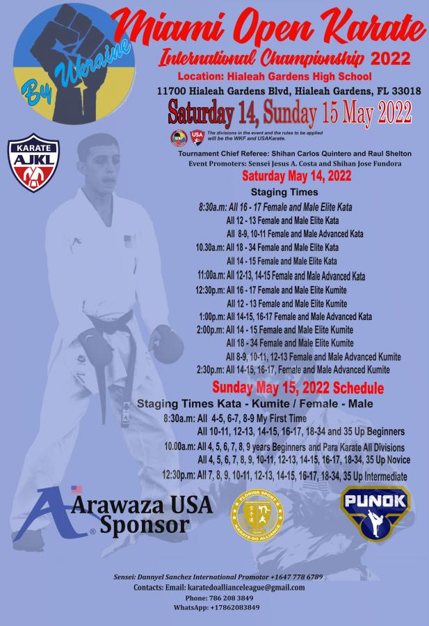 Karate Do Legends  .Karate Do Tournaments in Miami